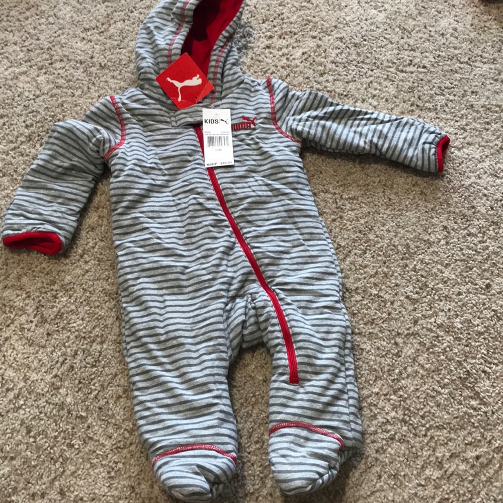 Puma baby onesie jumpsuit.
